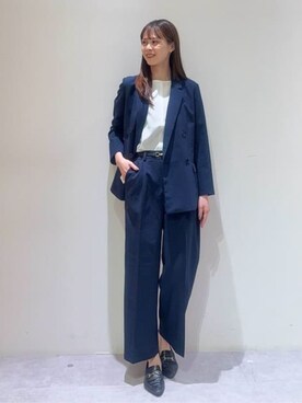 「アイテム（スーツセット）」を使った、0493psfaさん（レディース・169cm）の秋コーディネート