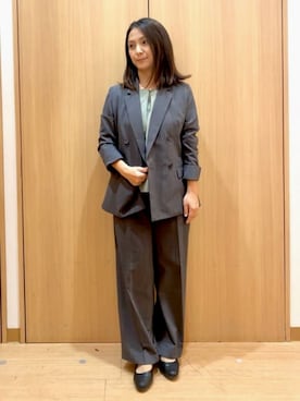 「アイテム（スーツセット）」を使った、0493psfaさん（レディース・157cm）の秋コーディネート