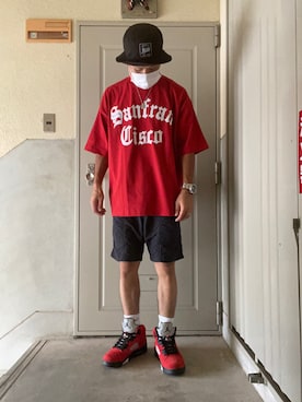 「Jordan」｜「アイテム（腕時計）」を使った、k.s.ppさん（メンズ・168cm）の夏コーディネート