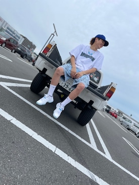 「FNTY（フライングナインティ）のアイテム」を使った、こばさん（メンズ・177cm）の夏コーディネート