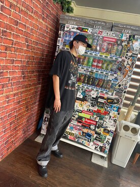 「MARITHE + FRANCOIS GIRBAUD（マリテフランソワジルボー）のアイテム（パンツ）」を使った、こばさん（メンズ・177cm）の夏コーディネート