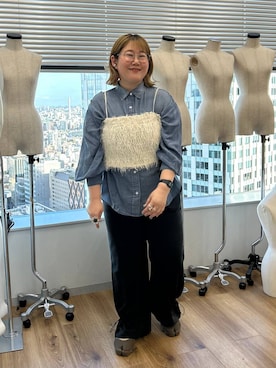 「GLOBAL WORK（グローバルワーク）のアイテム」を使った、たけちゃんさん（レディース・162cm）の夏コーディネート