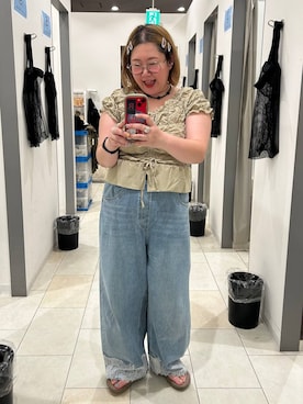 「GLOBAL WORK（グローバルワーク）のアイテム」を使った、たけちゃんさん（レディース・162cm）の夏コーディネート