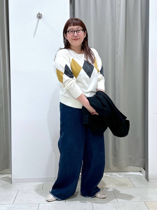 セール】スッキレイVネックプルオーバー/115345（ニット/セーター