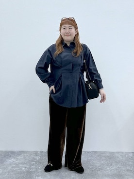 「アイテム（ローファー）」を使った、たけちゃんさん（レディース・162cm・30代）の秋コーディネート