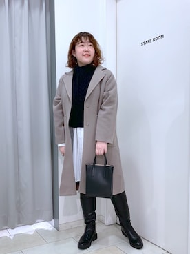 たけちゃんさん（レディース・161cm）の冬コーディネート