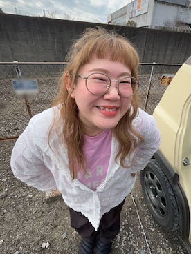 「LOWRYS FARM（ローリーズファーム）のイージーワイドコクーンパンツ 327286（その他パンツ、ブラウン系）」を使った、たけちゃんさん（レディース・161cm）の冬コーディネート