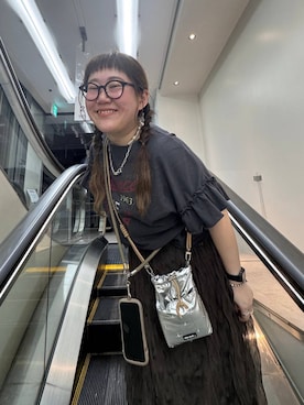 「アイテム（トップス）」を使った、たけちゃんさん（レディース・162cm・30代）の夏コーディネート