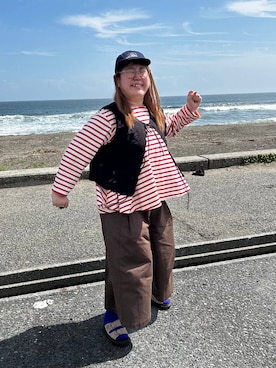 「studio CLIP（スタディオクリップ）のアイテム」を使った、たけちゃんさん（レディース・162cm）の春コーディネート