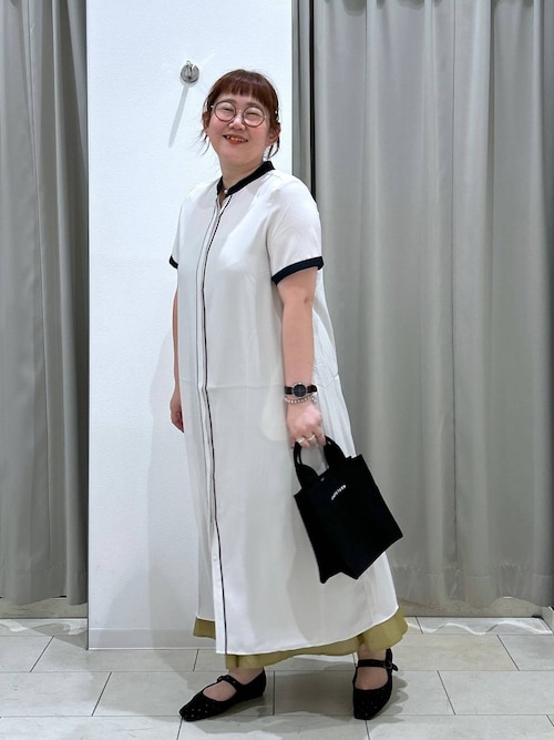 ジャンティ社製ベロアパイピングワンピース セール】さらさらリラックスパイピングワンピース/128402