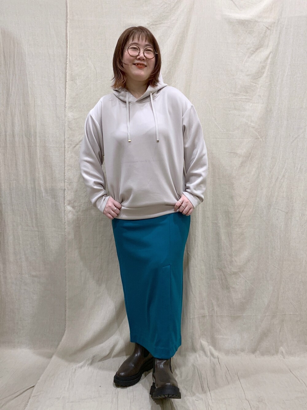 ライトクッションパーカー/167617を使った人気ファッション