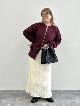 「アイテム（ローファー）」を使った、たけちゃんさん（レディース・162cm・30代）の秋コーディネート
