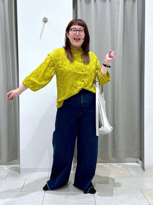 あ、品。 ジャガードブラウス長袖/141727｜グローバルワークの通販｜&mall