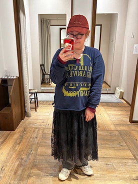 「アイテム（モッズコート）」を使った、たけちゃんさん（レディース・162cm）の秋コーディネート