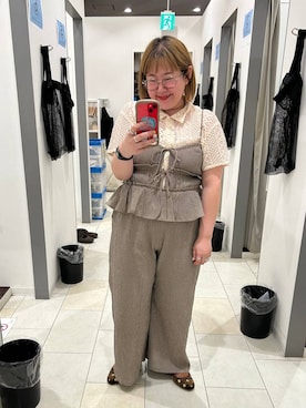 「GLOBAL WORK（グローバルワーク）のアイテム」を使った、たけちゃんさん（レディース・162cm）の夏コーディネート