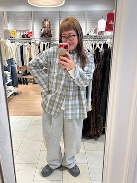 「アイテム（スウェットパンツ）」を使った、たけちゃんさん（レディース・162cm・30代）の冬コーディネート