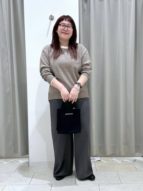 セール】お手入れらくらくギャザーワイドパンツ/149889（その他