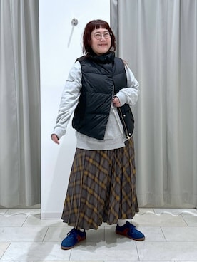「アイテム（スウェット）」を使った、たけちゃんさん（レディース・162cm・30代）の冬コーディネート