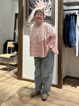 「studio CLIP（スタディオクリップ）のアイテム」を使った、たけちゃんさん（レディース・162cm）の春コーディネート