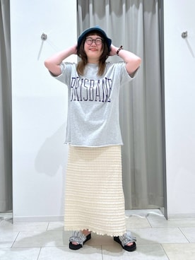 「アイテム（帽子）」を使った、たけちゃんさん（レディース・162cm・30代）の春コーディネート