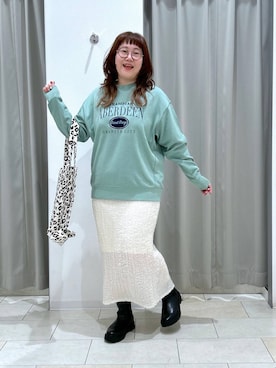 「アイテム（スウェット）」を使った、たけちゃんさん（レディース・162cm・30代）の秋コーディネート