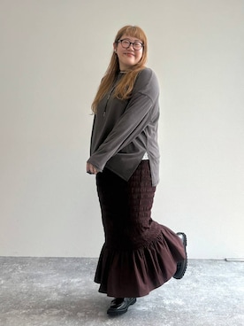 「アイテム（チョーカー）」を使った、たけちゃんさん（レディース・162cm・30代）の秋コーディネート