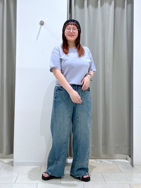 「アイテム（帽子）」を使った、たけちゃんさん（レディース・162cm・30代）の夏コーディネート