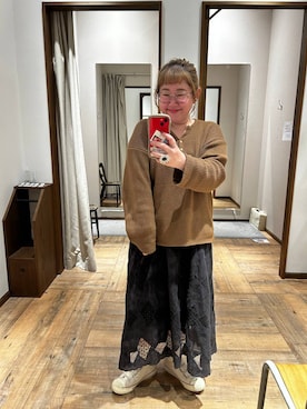 「studio CLIP（スタディオクリップ）のアイテム」を使った、たけちゃんさん（レディース・162cm）の冬コーディネート