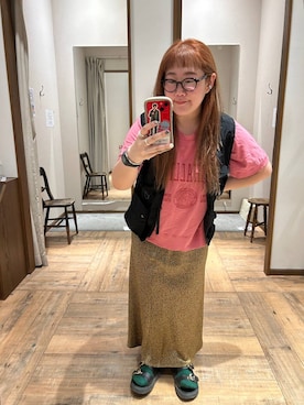 「アイテム（スカート）」を使った、たけちゃんさん（レディース・162cm・30代）の夏コーディネート