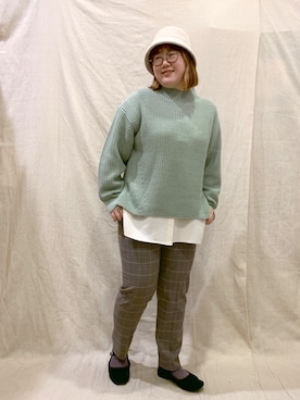 たけちゃんさん（レディース・161cm）の冬コーディネート