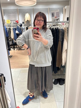 「アイテム（スウェット）」を使った、たけちゃんさん（レディース・162cm・30代）の秋コーディネート