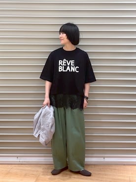 「スタッフコーデ」｜iwaさん（レディース・158cm）の春コーディネート