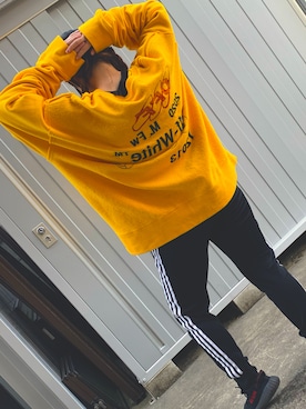 「Yohji Yamamoto（ヨウジヤマモト）のアイテム（帽子）」を使った、rinaさん（レディース・154cm）の夏コーディネート