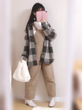 「FRP（エフアールピー）のアイテム」を使った、UsaNa🐰さん（レディース・160cm）の秋コーディネート