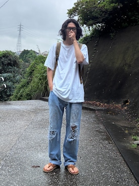 「Ayame（アヤメ）のアイテム」を使った、mm96さん（メンズ・168cm）の夏コーディネート