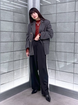 AKANE（jeanasis）さん（レディース・164cm）の冬コーディネート