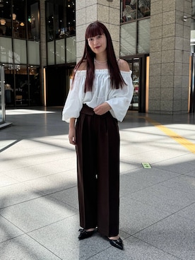 「アイテム（パンツ）」を使った、AKANE（jeanasis）さん（レディース・164cm・20代）の秋コーディネート