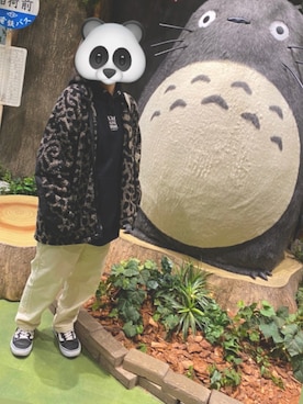 「ROLLING CRADLE（ローリングクレイドル）のアイテム（パーカー）」を使った、Sakataさん（レディース・152cm）の冬コーディネート