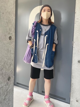 holiday ホリデイ OFFICE リンガーTシャツ Mサイズ holiday - office HOLIDAY オフィス ホリデー リンガー Tシャツ