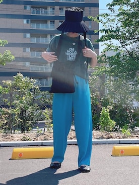 「ごきげんウィーク」｜「アイテム（バレエシューズ）」を使った、hiiibarさん（レディース・157cm）の春コーディネート