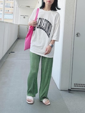 hiiibarさん（レディース・157cm）の夏コーディネート