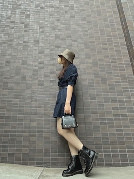 「マーチン女子」｜aikaさん（レディース・159cm）の夏コーディネート