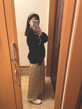「Lattice（Lattice）のアイテム（その他）」を使った、もぴさん（レディース・152cm）の秋コーディネート