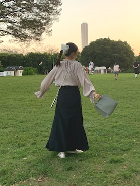 「Lattice（Lattice）のアイテム（その他）」を使った、もぴさん（レディース・152cm）の秋コーディネート