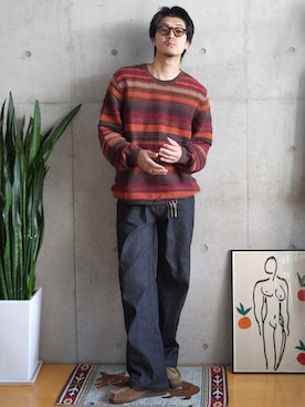 「アイテム（ブーツ）」を使った、Takeru.さん（メンズ・180cm）の秋コーディネート