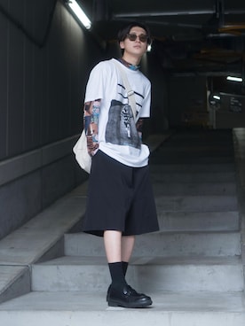 「アイテム（その他トップス）」を使った、Takeru.さん（メンズ・177cm）の夏コーディネート