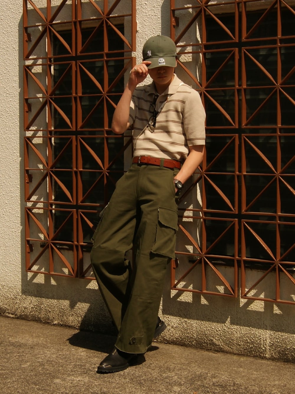 M47 Wide straight military pants / ワイドストレート