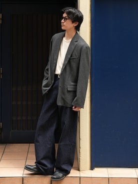 「AVIREX（アヴィレックス）のアイテム」を使った、Takeru.さん（メンズ・178cm）の秋コーディネート