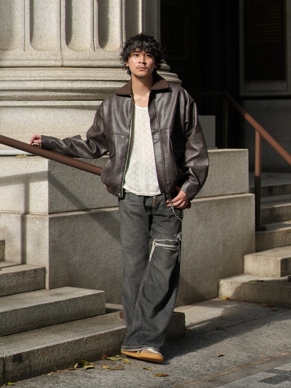 DIESELムートンデニムジャケット DIESEL ディーゼル ムートン