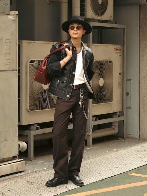 グッチGUCCIラビットファーロングブリム羽根つき中折れハット帽子Lブラック黒 グッチGUCCIラビットファーロングブリム羽根つき中折れハット